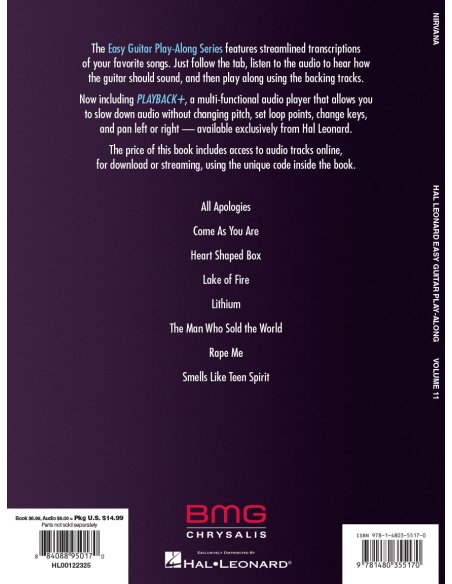 AAVV GUITAR PLAY ALONG V 11 NIRVANA AOL AAVV GUITAR PLAY ALONG V 11 NIRVANA AOL