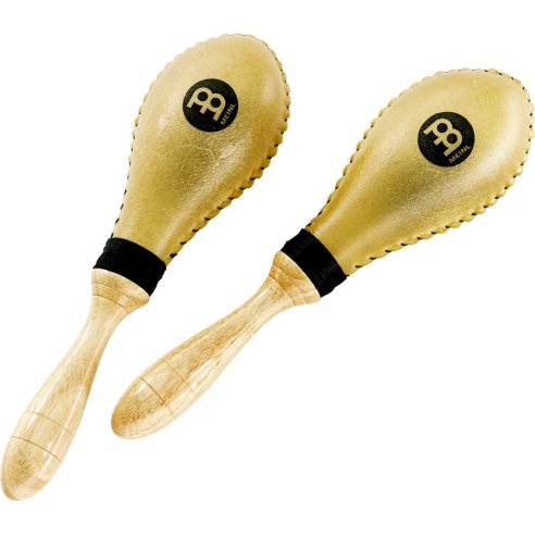 MEINL MSM3 MARACAS IN PELLE - MISURA MEDIA