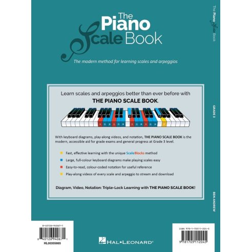 ANDREW THE PIANO SCALE BOOK - GRADE 3