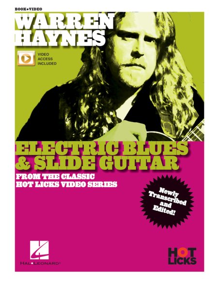 WARREN HAYNES ELECTRIC BLUES & SLIDE GUITAR VOL WARREN HAYNES ELECTRIC BLUES & SLIDE GUITAR VOL