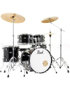 PEARL RS505BC/C31 ROADSHOW 5 PCS JET BLACK + SABIAN CYMBALS
