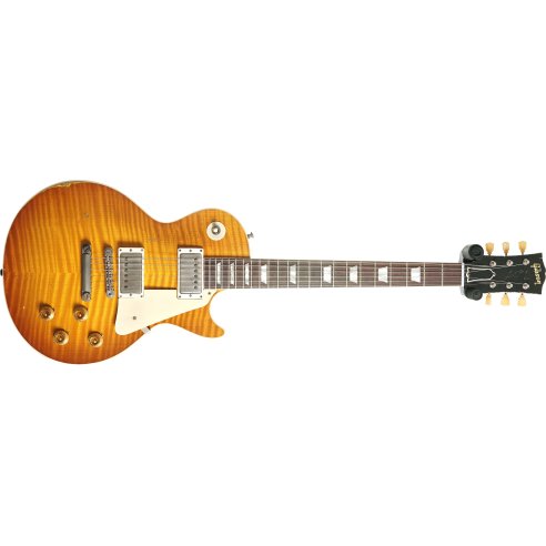 GIBSON '59 LES PAUL STANDARD REISSUE ULTRA HEAVY AGED DIRTY LEMON BURST
