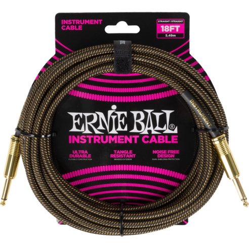Ernie Ball 6432 Braided Cables Pay Dirt 5,5 m
