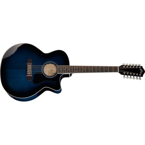 GUILD F-2512CE DELUXE MAPLE DARK BLUE BURST
