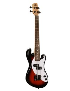Kala UBASS-SB-TB-FS - Solid Body 4 corde - Tobacco Burst c/borsa