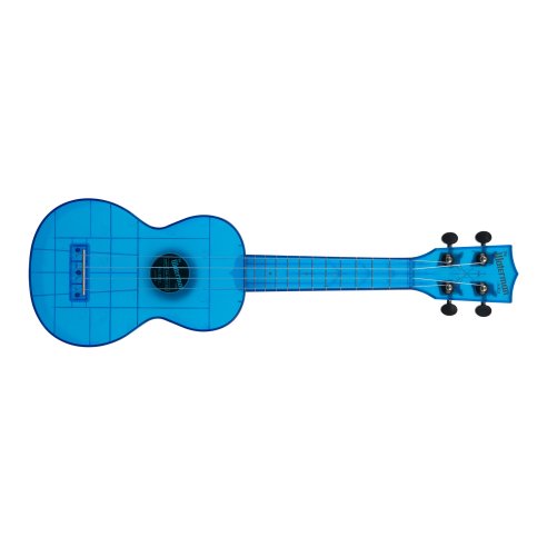 Kala KA-WMT-BL-S - Ukulele soprano Transparent Cobalt Blue - c/borsa