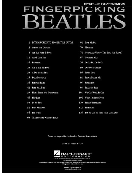 FINGERPICKING BEATLES - REVISED & EXPANDED EDITION FINGERPICKING BEATLES - REVISED & EXPANDED EDITION