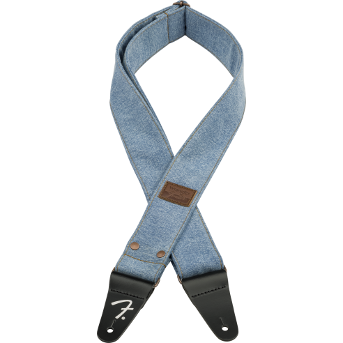 FENDER STRAP X WRANGLER WASHED LIGHT INDIGO
