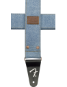 FENDER STRAP X WRANGLER WASHED LIGHT INDIGO