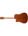 VINTAGE VEC400MH DREADNOUGHT SATIN MAHOGANY