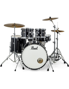 PEARL RS525SBC/C31 ROADSHOW 5 PCS JET BLACK + SABIAN CYMBALS