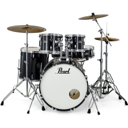 PEARL RS525SBC/C31 ROADSHOW 5 PCS JET BLACK + SABIAN CYMBALS