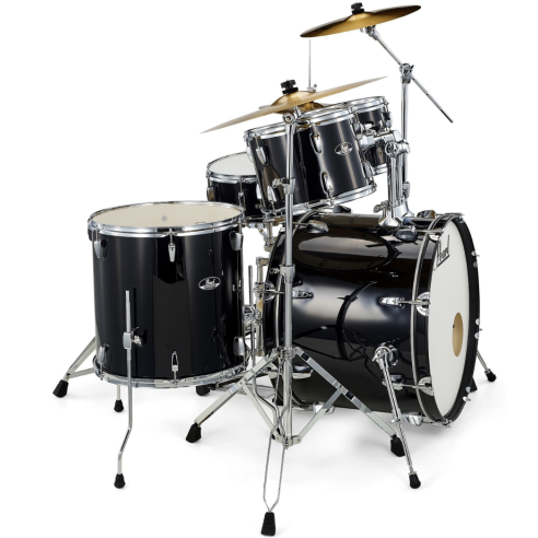 PEARL RS525SBC/C31 ROADSHOW 5 PCS JET BLACK + SABIAN CYMBALS