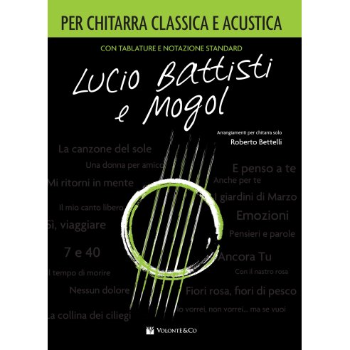 BETTELLI LUCIO BATTISTI E MOGOL PER CHITARRA