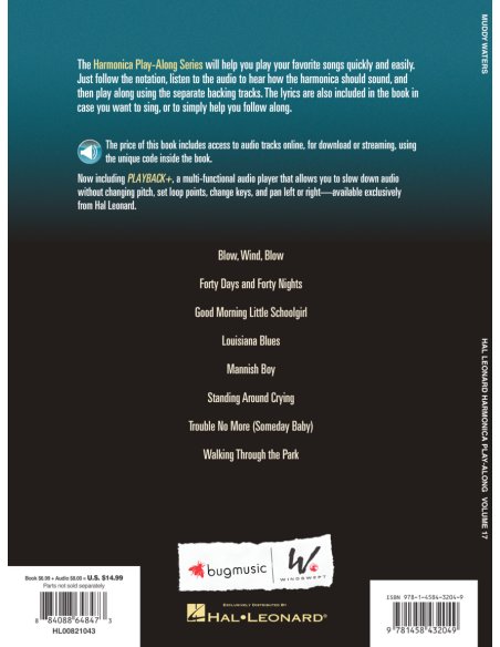 AAVV HARMONICA PLAY ALONG - VOL 17 MUDDY WATERS +AUDIO ACC. AAVV HARMONICA PLAY ALONG - VOL 17 MUDDY WATERS +AUDIO ACC.