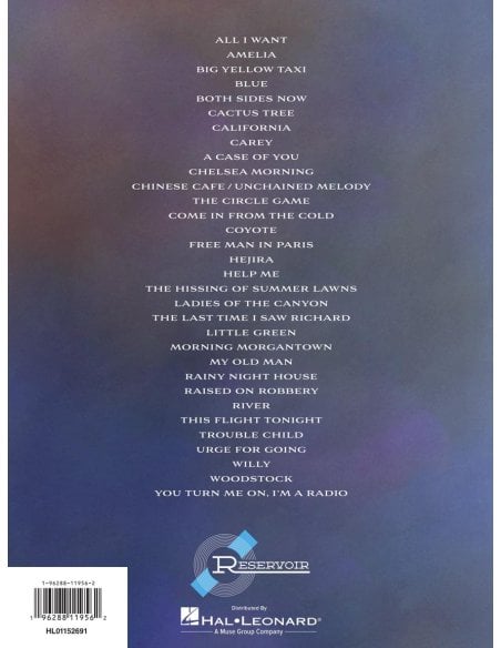 THE JONI MITCHELL SHEET MUSIC COLLECTION THE JONI MITCHELL SHEET MUSIC COLLECTION