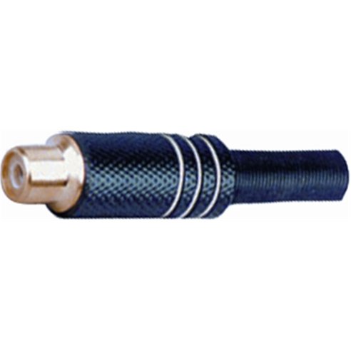 Quik Lok F/245 BK-WH RCA femmina in metallo