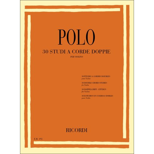 POLO 30 STUDI A CORDE DOPPIE PER VIOLINO