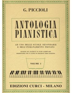 PICCIOLI GIUSEPPE ANTOLOGIA PIANISTICA VOL 1