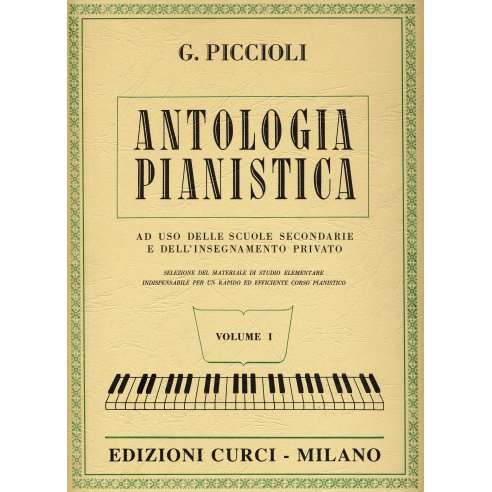 PICCIOLI GIUSEPPE ANTOLOGIA PIANISTICA VOL 1