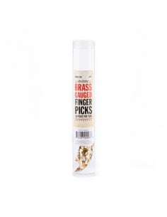 Dunlop 37R BRASS FINGER .015 - TUBO 20 PLETTRI