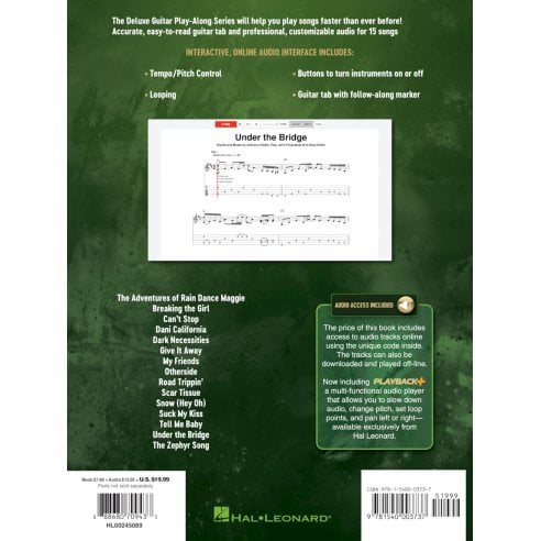 GUITAR PLAY ALONG VOLUME 6: RED HOT CHILI PEPPERS + AOL