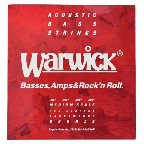 WARWICK ML45/105 RED LABEL BRONZE BASSO ACUSTICO