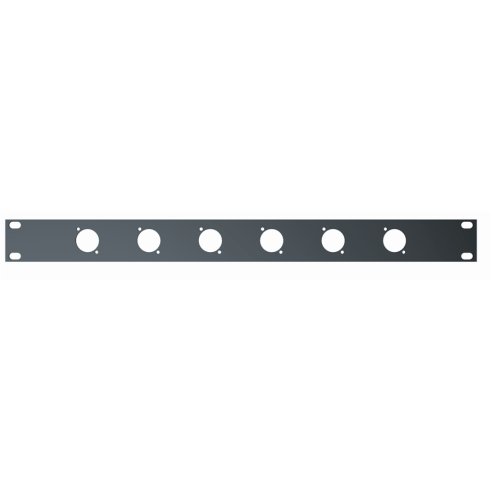 QUIK LOK RS290 PANNELLO 1U 6 FORI  PER XLR