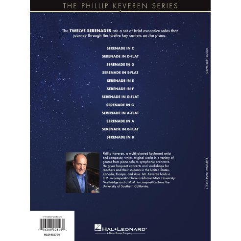 PHILLIP KEVEREN SERIES TWELVE SERENADES - PIANO SOLO