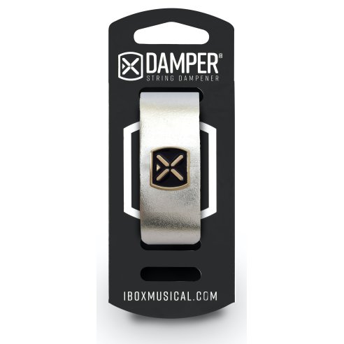 IBOX MUSICAL DAMPER DM SM01 METALLIC SILVER LEATHER