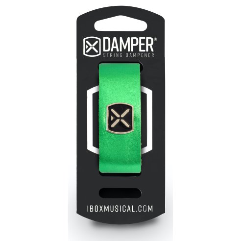 IBOX MUSICAL DAMPER DM SM05 METALLIC GREEN LEATHER