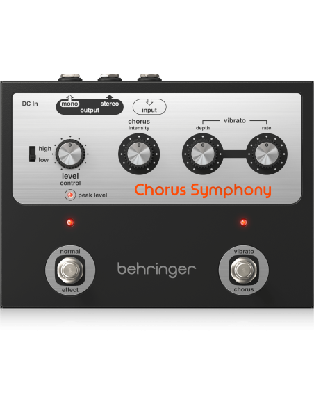 BEHRINGER CHORUS SYMPHONY BEHRINGER CHORUS SYMPHONY