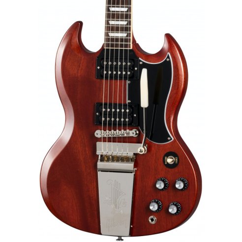 GIBSON SG STANDARD '61 MAESTRO VIBROLA FADED VINTAGE CHERRY