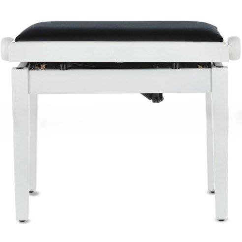 GEWA PANCA PIANOFORTE DELUXE BIANCA SATINATA/BIANCO VINILE