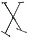 K&M 18933-070-55 KEYBOARD X STAND BLACK