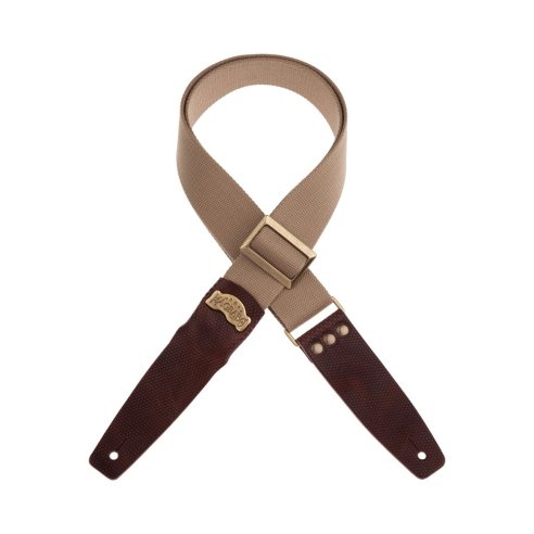 MAGRABO' STRIPE SC COTTON BEIGE 5 CM TERMINALI TWINKLE MARRONE SCURO, FIBBIA REC