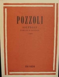 POZZOLI SOLFEGGI PARLATI E CANTATI  I° CORSO