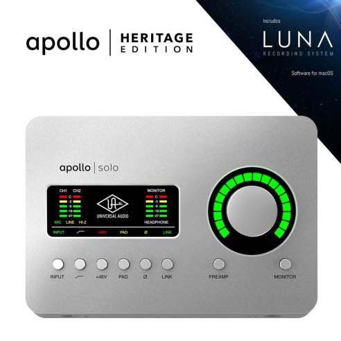 UNIVERSAL AUDIO APOLLO SOLO TB3 HERITAGE EDITION