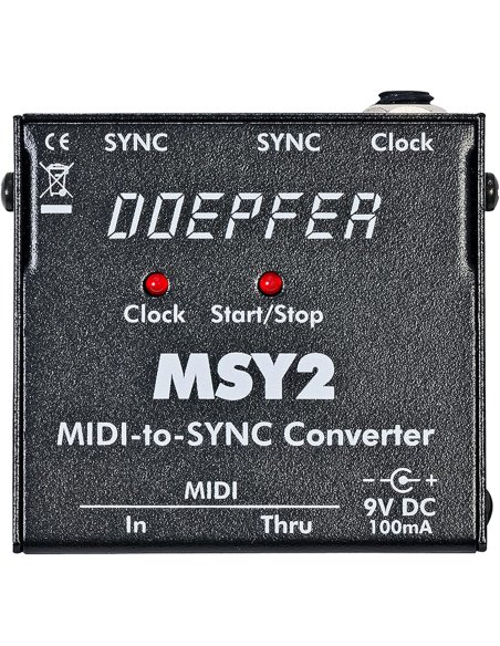 DOEPFER MSY2 MIDI TO SYNC/CLOCK INTERFACE DOEPFER MSY2 MIDI TO SYNC/CLOCK INTERFACE