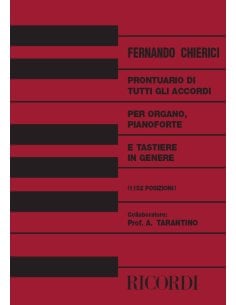 CHIERICI PRONTUARIO DI TUTTI GLI ACCORDI PER PIANO