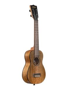 Kala KA-CM-SLN - \'\'Curly Mango\'\' - ukulele soprano \'\'long neck\'\' - c/borsa