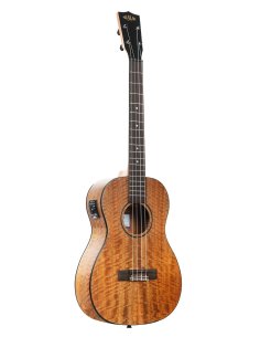 Kala KA-CM-BE - \'\'Curly Mango\'\' - ukulele baritono elettrificato - c/borsa