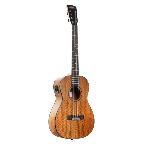 Kala KA-CM-BE - \'\'Curly Mango\'\' - ukulele baritono elettrificato - c/borsa