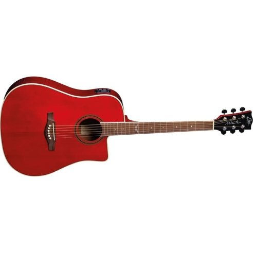 EKO NXT D100CE SEE THROUGH RED