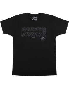 EVH SCHEMATIC T-SHIRT BLACK MEDIUM