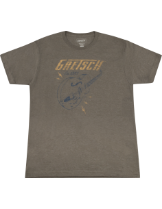 GRETSCH LIGHTNING BOLT T-SHIRT GREEN SMALL