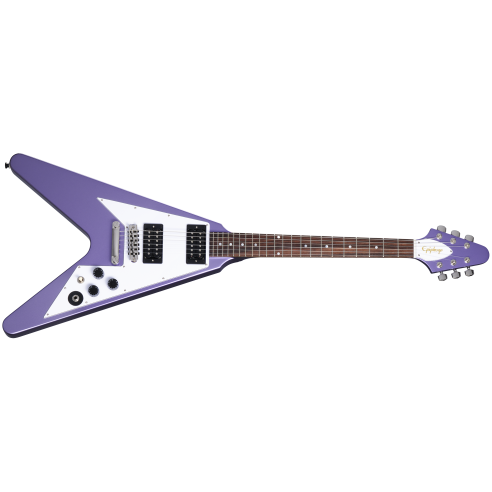 EPIPHONE KIRK HAMMETT 1979 FLYING V PURPLE METALLIC + CASE