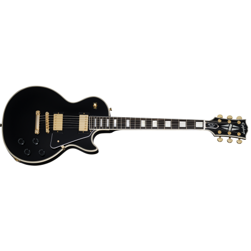 EPIPHONE LES PAUL CUSTOM EBONY + CASE