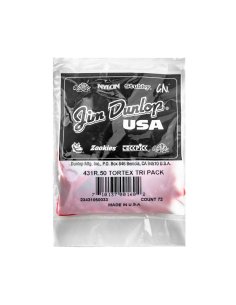 Dunlop 431R Tortex Triangle Red .50