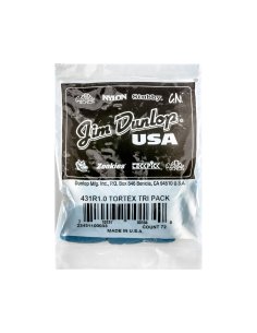 Dunlop 431R Tortex Triangle Blue 1.0